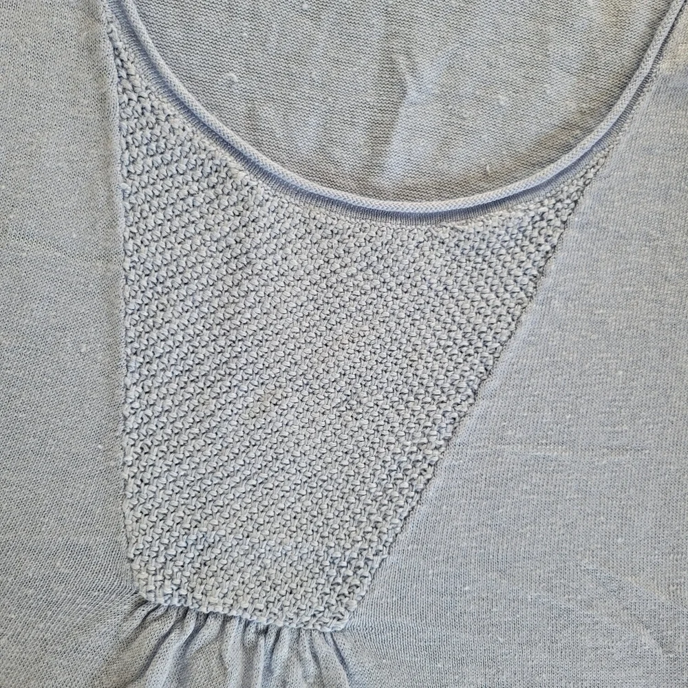 Eileen Fisher 100% slub linen tank top Size Large - Picture 3 of 5